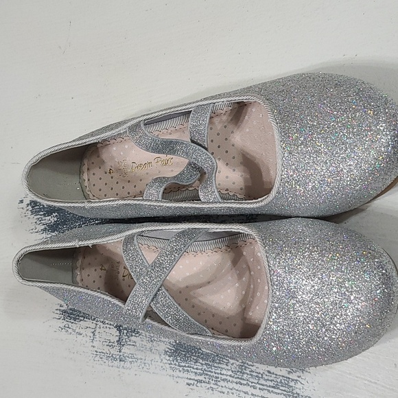 Dream Pairs Girls Ballet Flats Slip-on Shoes Iridescent Glittery Size 4 EUC - Picture 11 of 11